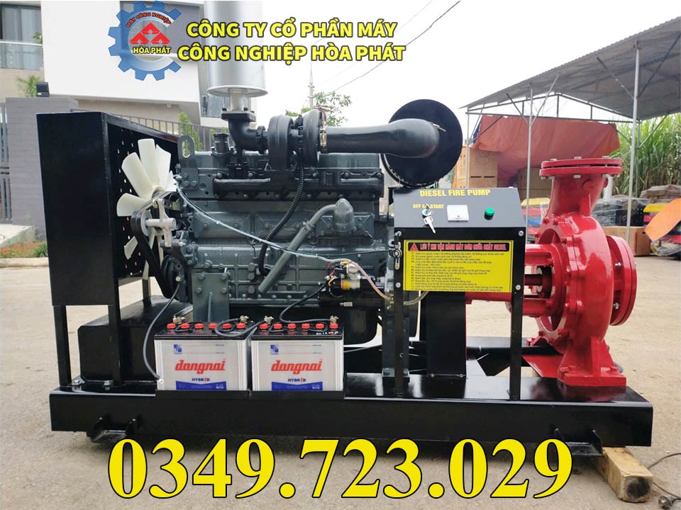 Máy bơm chữa cháy Diesel 132kw/175hp giá rẻ.